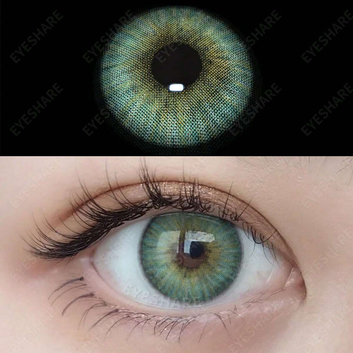 Contact Lenses Eye Makeup 14.5mm Yearly Use Colored Lenses shein