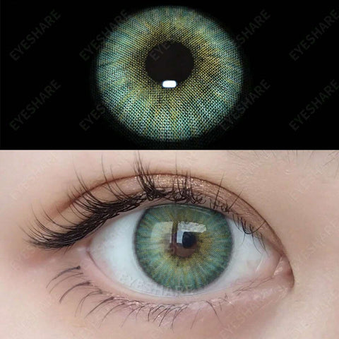 Contact Lenses Eye Makeup 14.5mm Yearly Use Colored Lenses shein