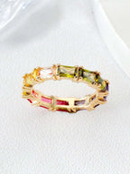 Cubic Zirconia Decor Ring For Women For Party Banquet Wedding shein