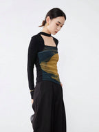Cut Out Front Top shein