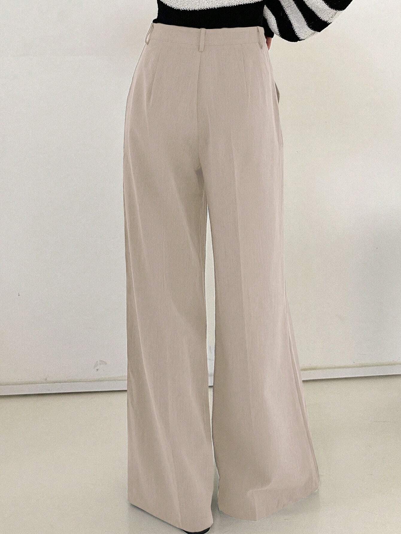 DAZY Women's High Waist Wide Leg Pants shein