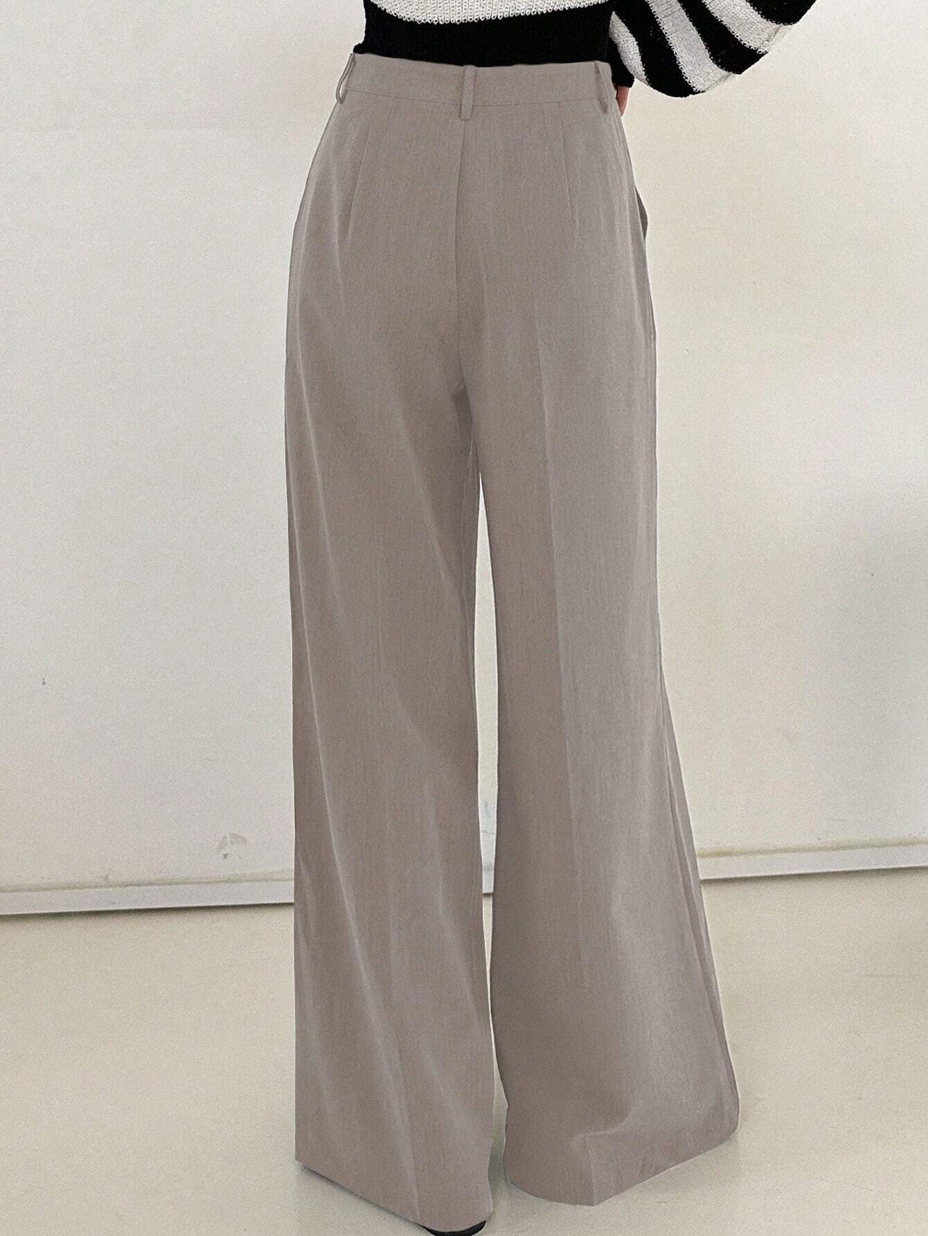 DAZY Women's High Waist Wide Leg Pants shein