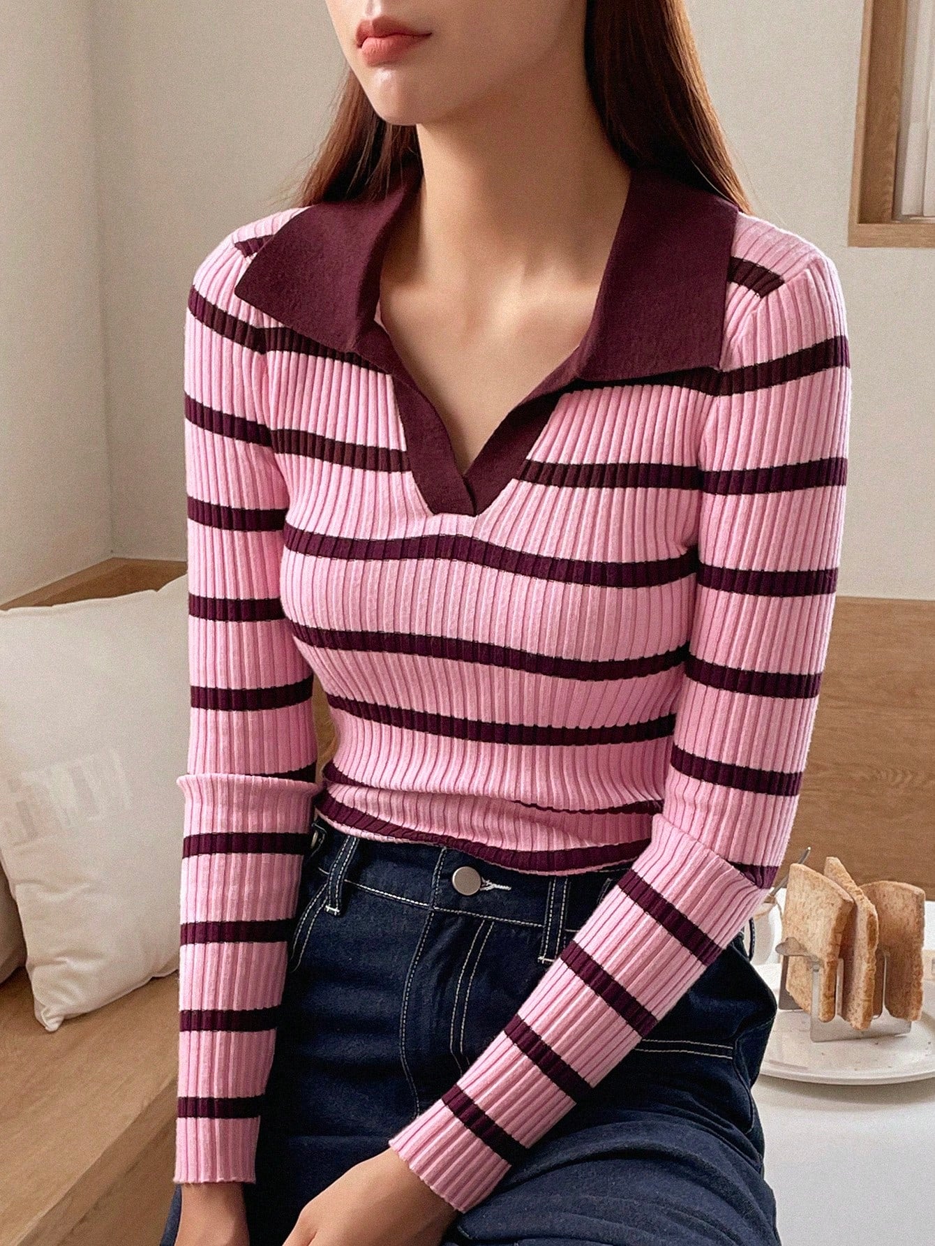 Women's Solid Color Turtleneck Long Sleeve Casual Business Pullover Sweater
