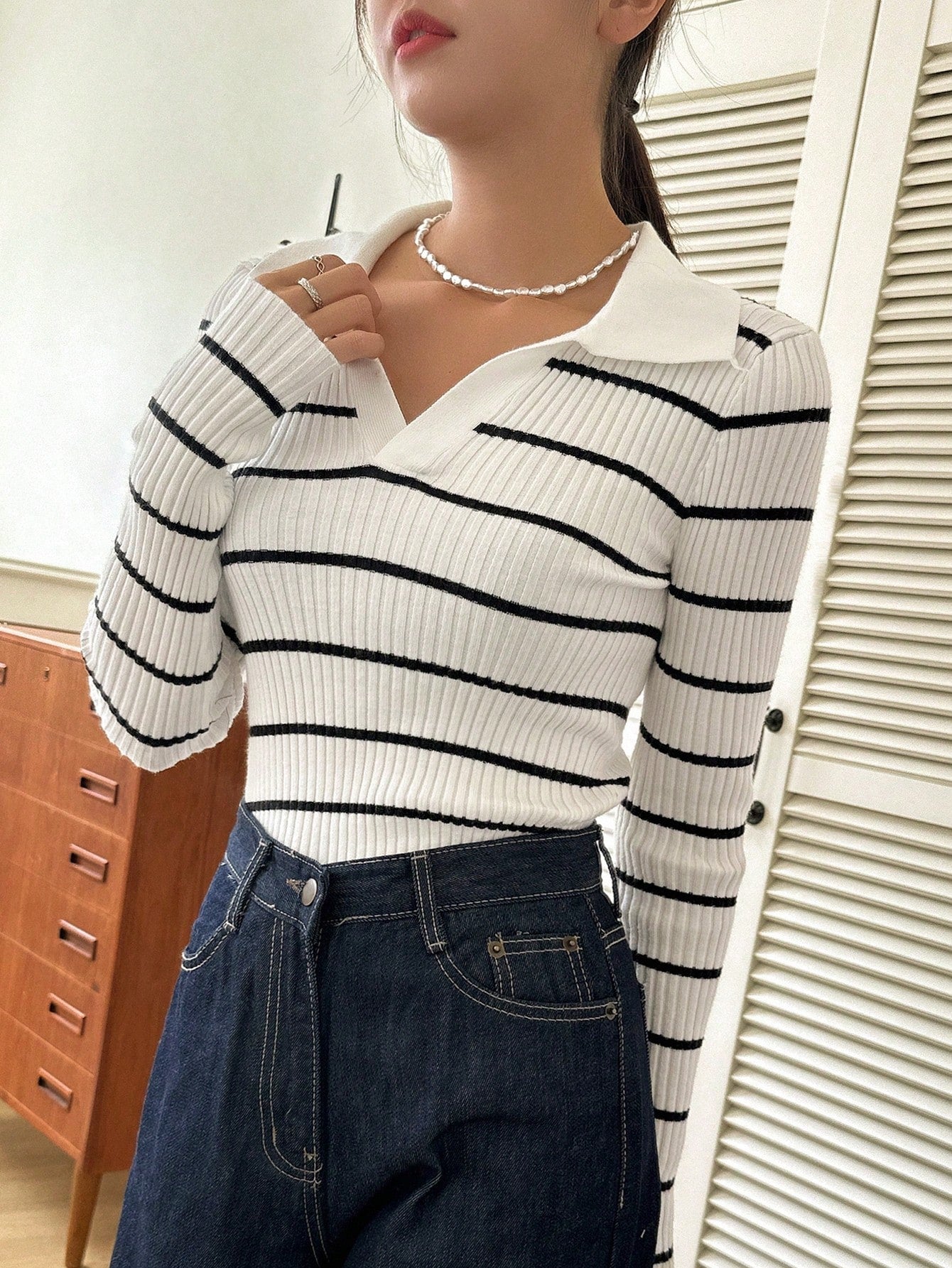 Women's Solid Color Turtleneck Long Sleeve Casual Business Pullover Sweater