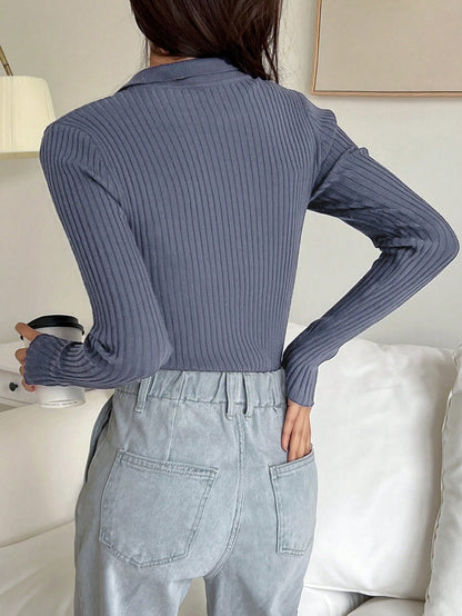 Women's Solid Color Turtleneck Long Sleeve Casual Business Pullover Sweater