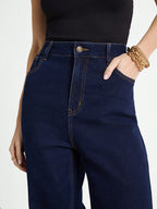 Daynim Women's Commuting Casual Original Cow Flared Jeans shein