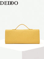 American Fashion Crocodile Embossed Handbag shein