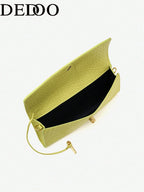 American Fashion Crocodile Embossed Handbag shein