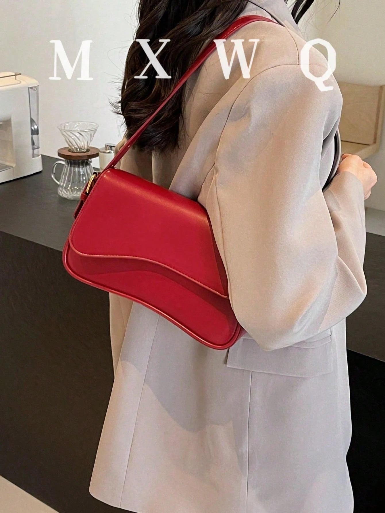 Fashionable Crocodile Embossed Women's Crossbody Bag