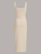 EZwear Solid Tank Dress shein