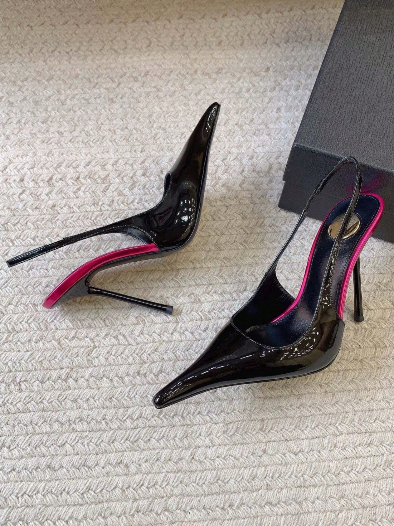 Super High Heel Pointed Toe Party Pumps shein