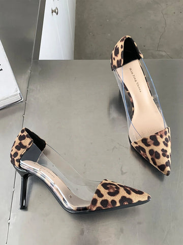 Elegant Point Toe Stiletto Heeled Pumps shein