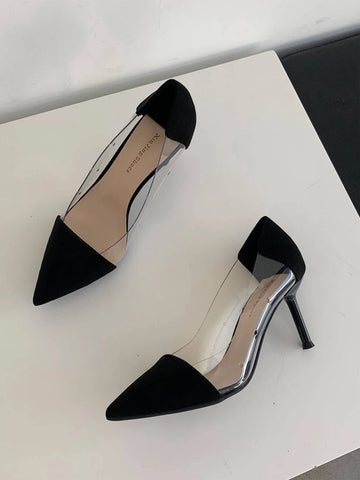 Elegant Point Toe Stiletto Heeled Pumps shein