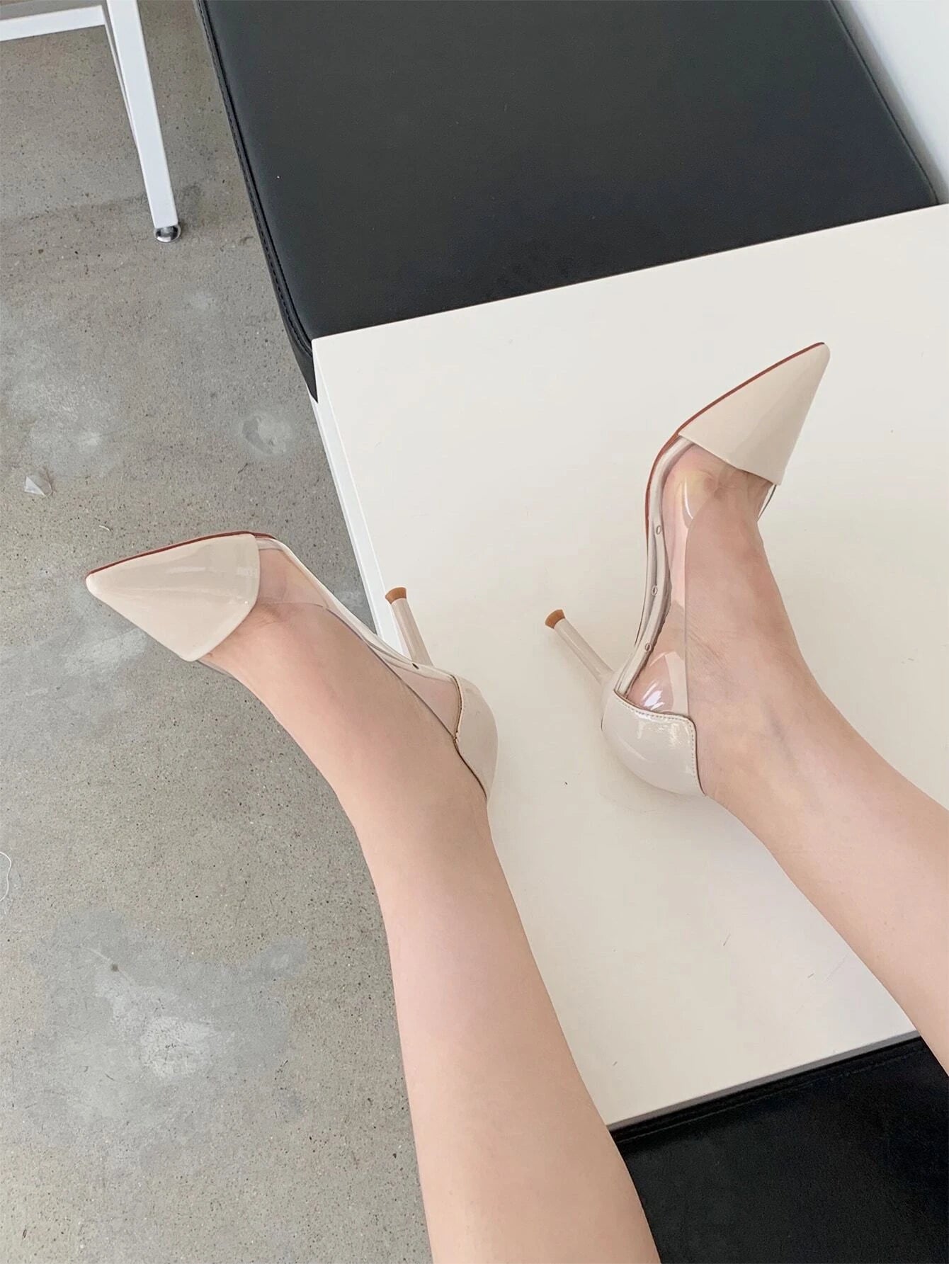 Elegant Point Toe Stiletto Heeled Pumps shein