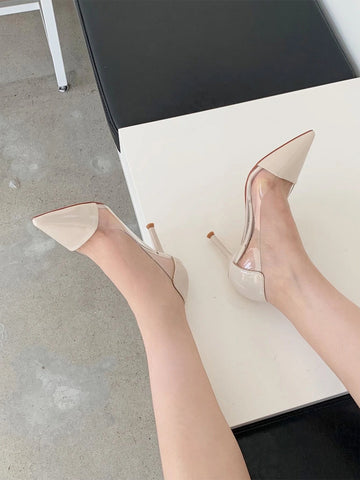 Elegant Point Toe Stiletto Heeled Pumps shein