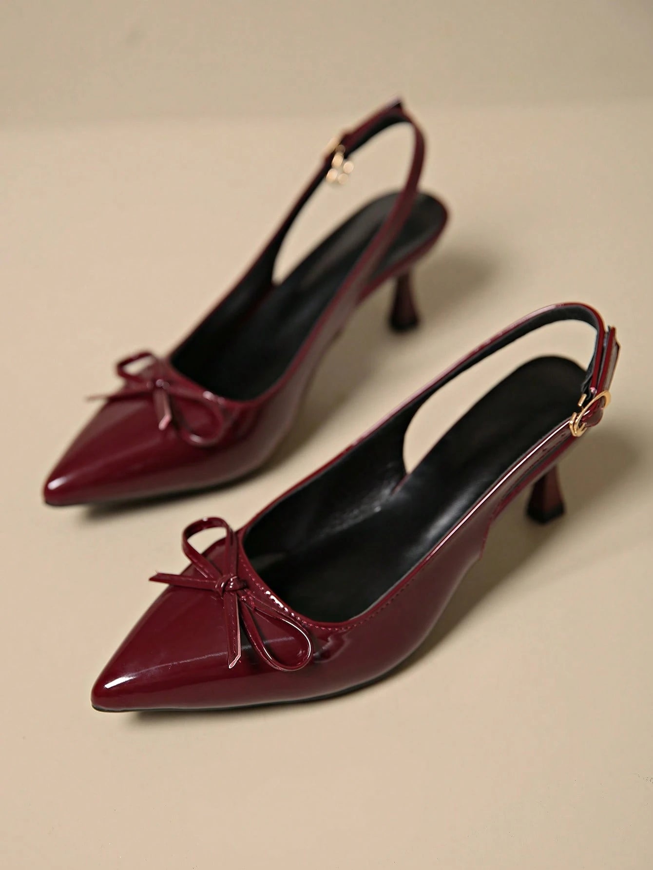 Elegant Pointed Toe Bowknot Stiletto High Heel Sandals