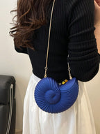 Fashionable Shiny Evening Bag With Chain Strap shein