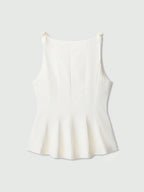 Women's Simple Solid Color Bow Decor Sleeveless Top shein