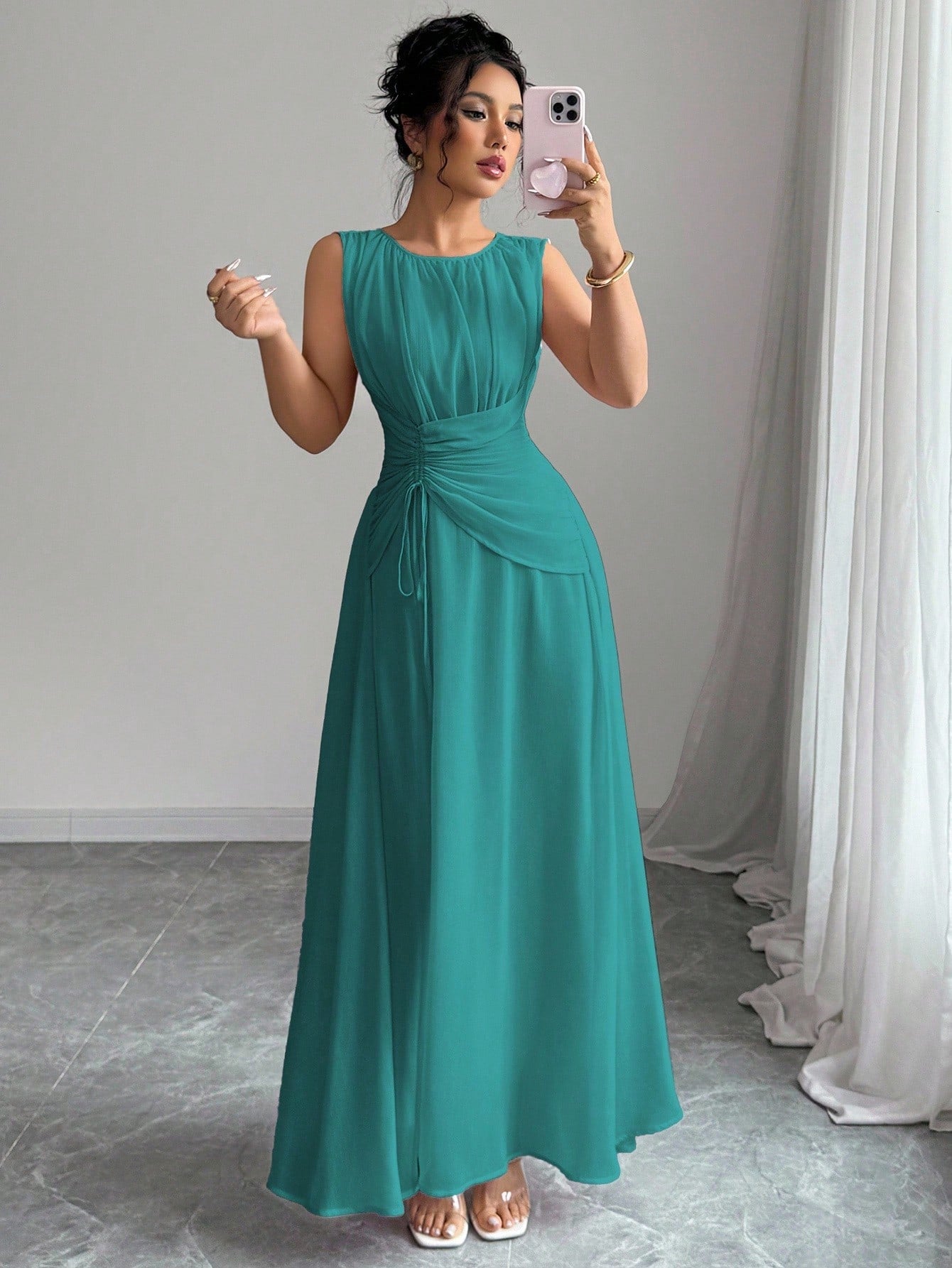 Elegant Casual Beach Resort Afternoon Tea Party Evening Dress