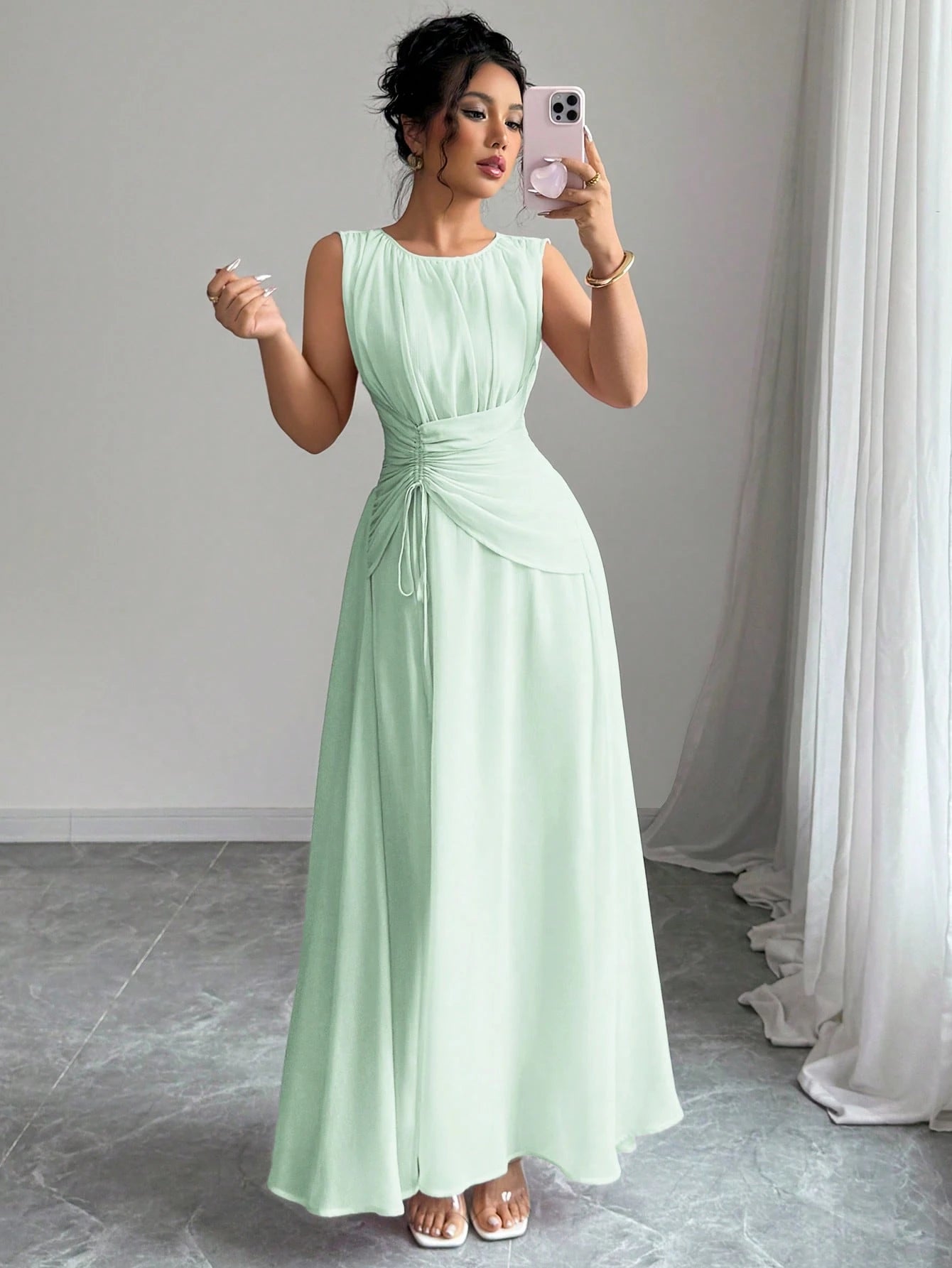 Elegant Casual Beach Resort Afternoon Tea Party Evening Dress
