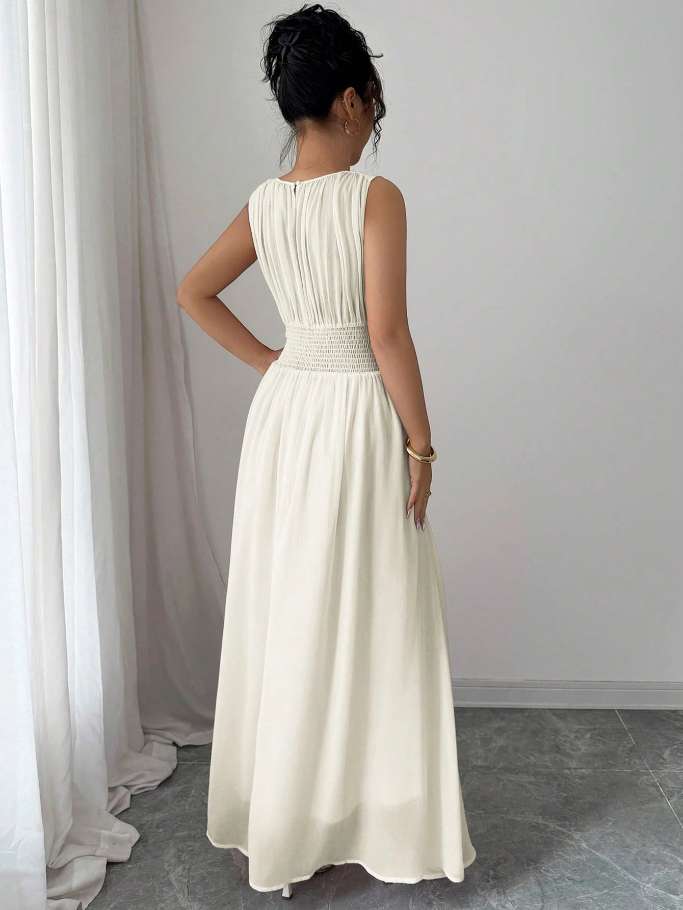 Elegant Casual Beach Resort Afternoon Tea Party Evening Dress shein