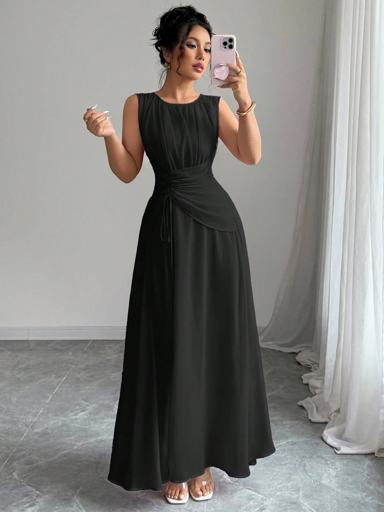 Elegant Casual Beach Resort Afternoon Tea Party Evening Dress