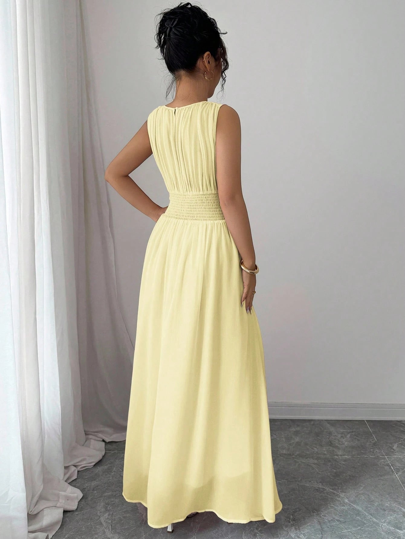 Elegant Casual Beach Resort Afternoon Tea Party Evening Dress