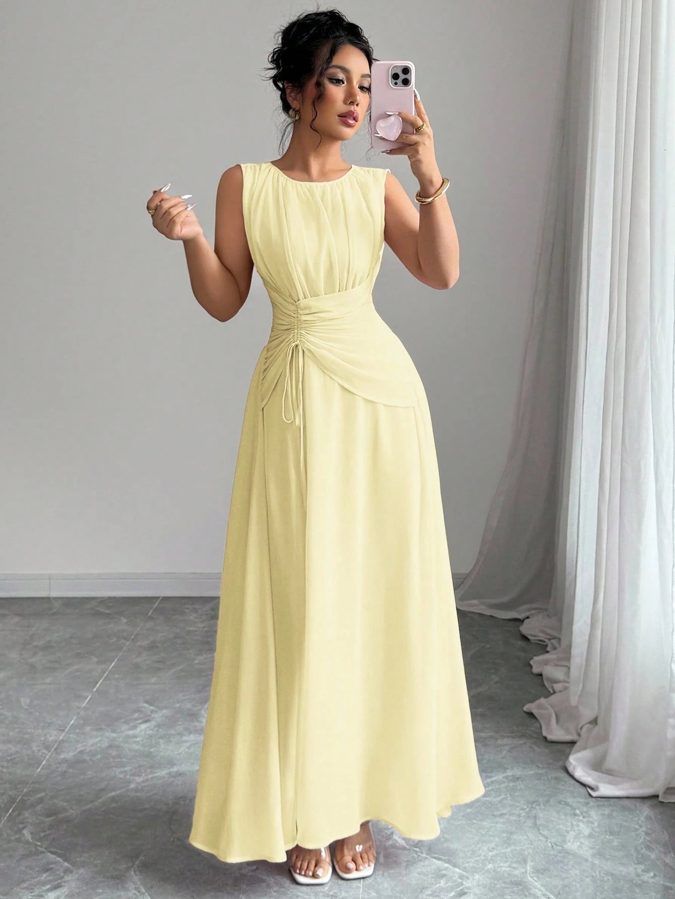 Elegant Casual Beach Resort Afternoon Tea Party Evening Dress