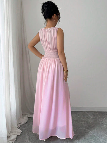 Elegant Casual Beach Resort Afternoon Tea Party Evening Dress