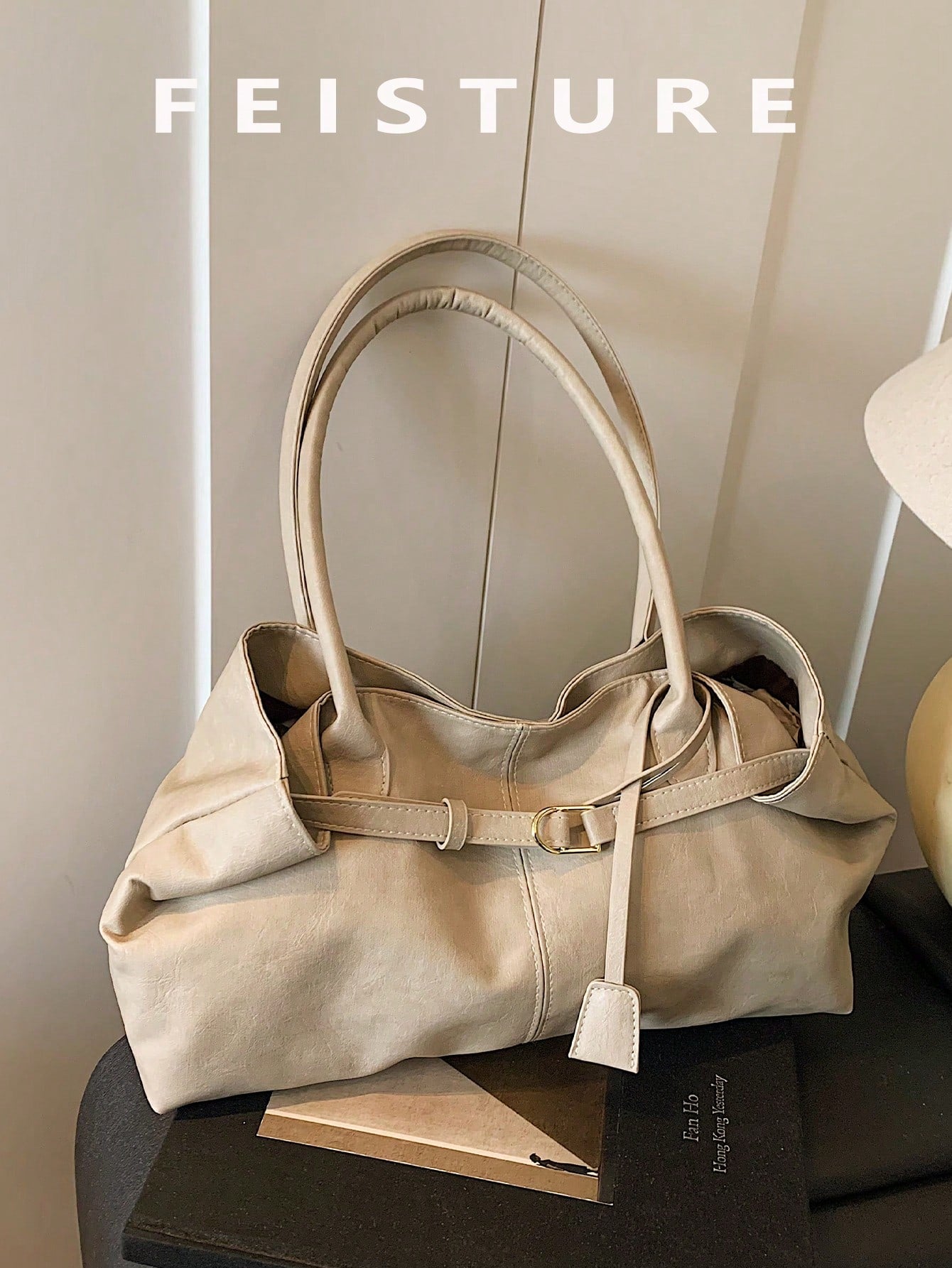 FEISTURE 1pc Spring & Summer Fashion Patchwork Denim Hand Bag shein