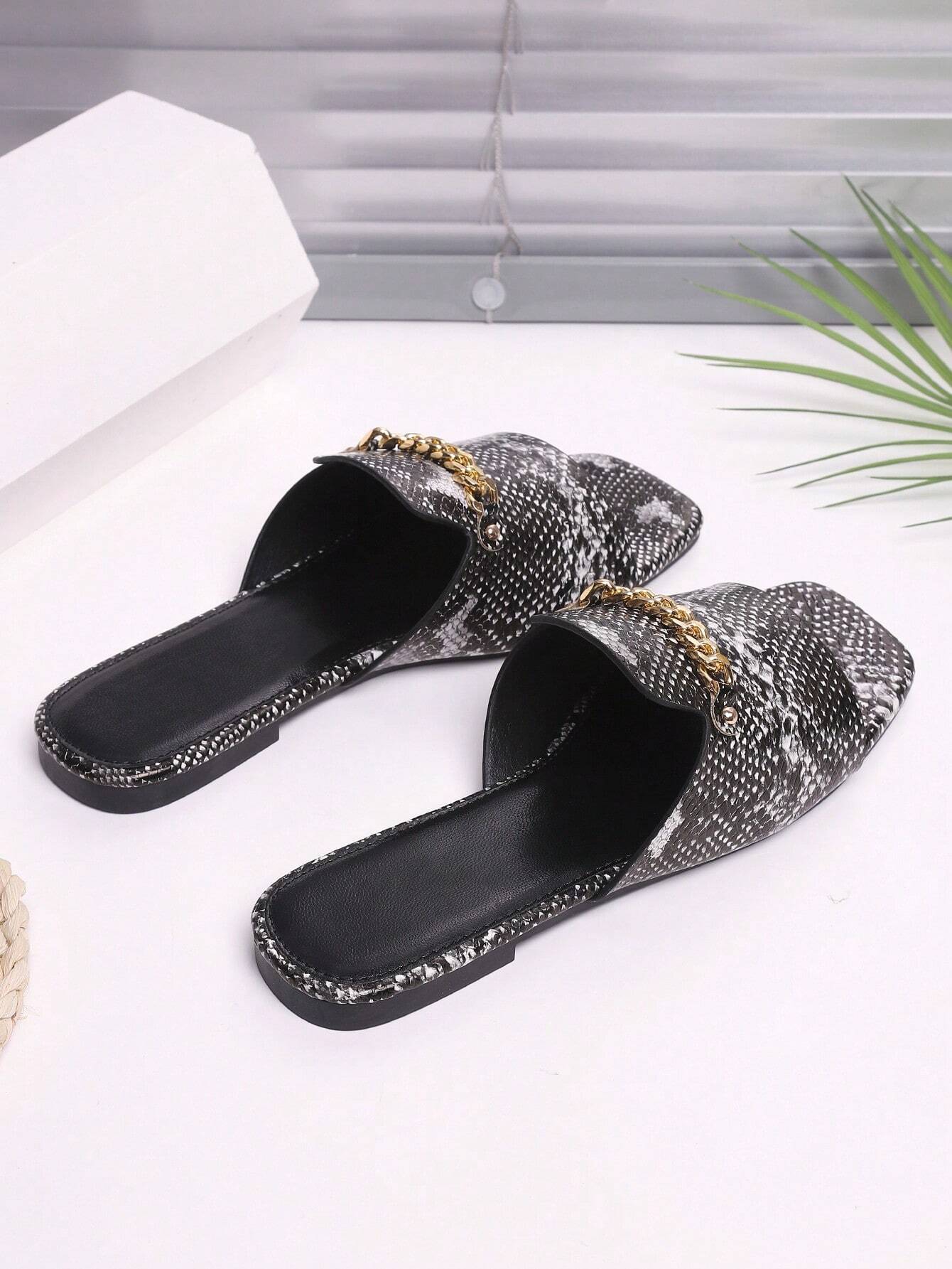 Fashion Summer Flat Sandals shein