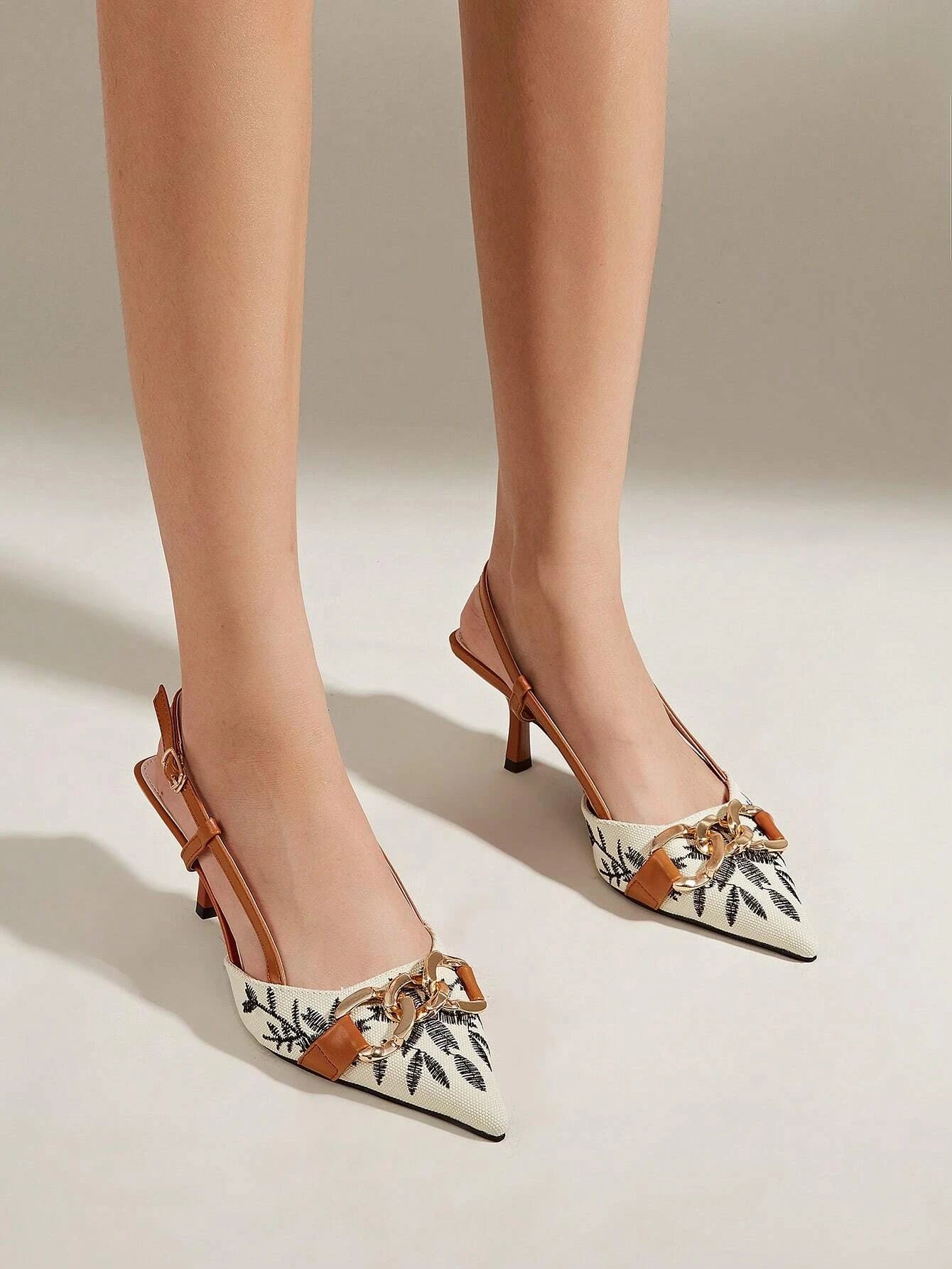 Fashionable Slingback Pumps For Women shein