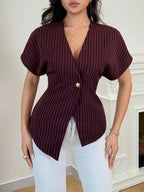 Women Striped Top shein