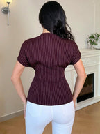 Women Striped Top shein
