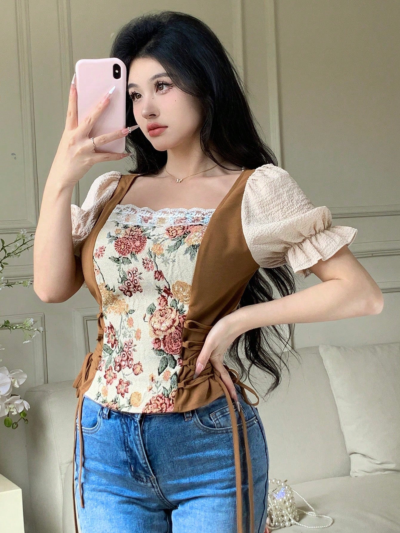 Feyla Women's Casual Simple Short Sleeve Shirt