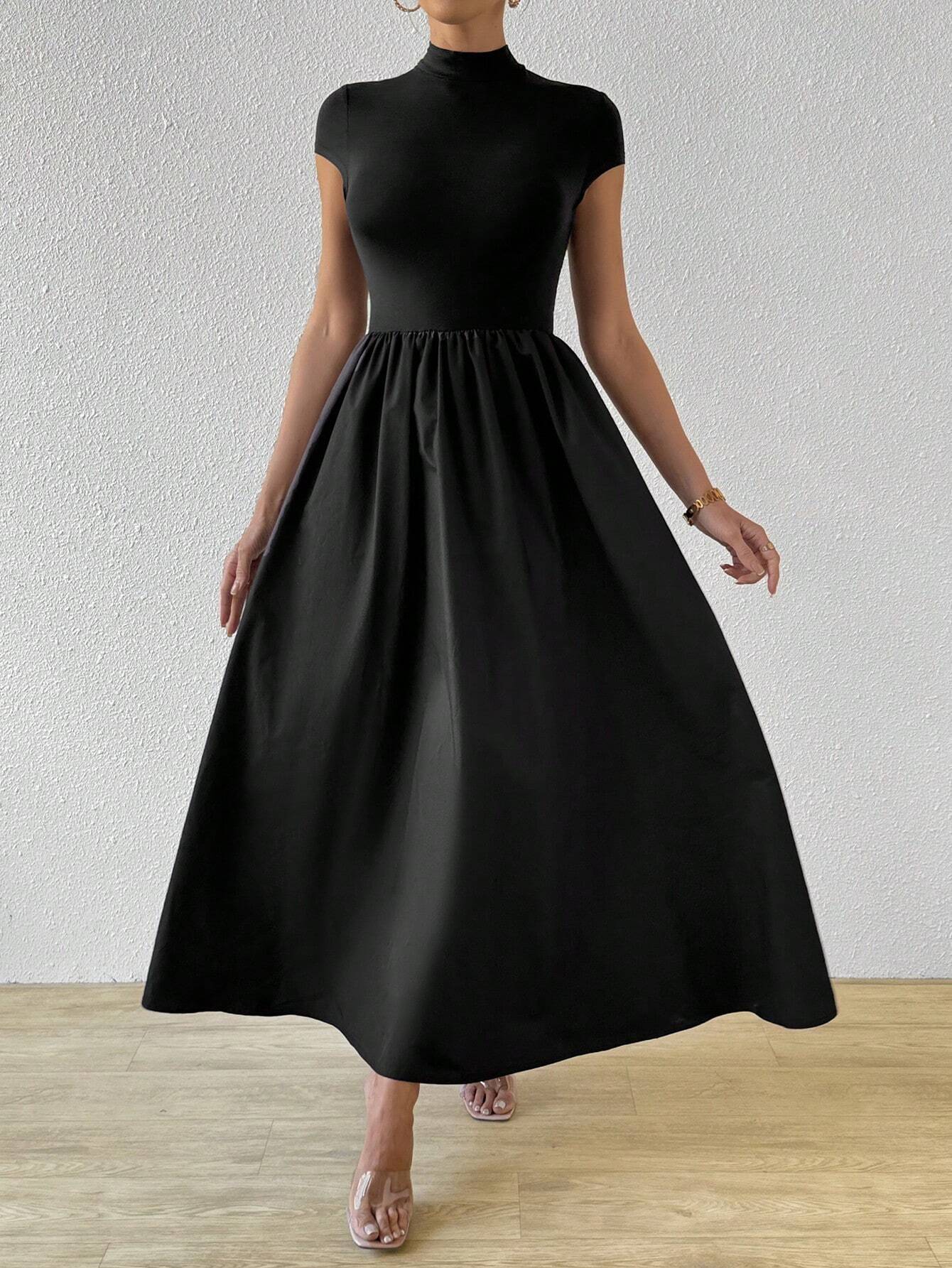 Firerie Women New Chinese-Style Short Sleeve Bodycon Dress shein