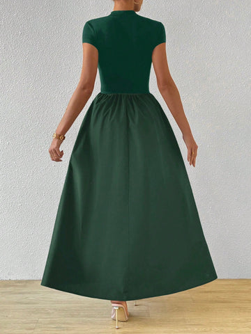 Firerie Women New Chinese-Style Short Sleeve Bodycon Dress