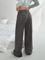 Women's Minimalist Elegant Commuter High-End Versatile Pants shein