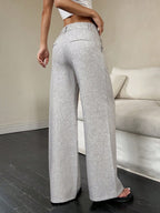 Women's Minimalist Elegant Commuter High-End Versatile Pants shein