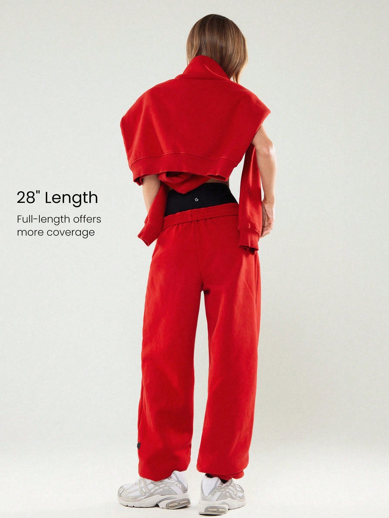 Heavyweight Fleece Oversized Fit Adjustable Drawstring Waist Basic Joggers