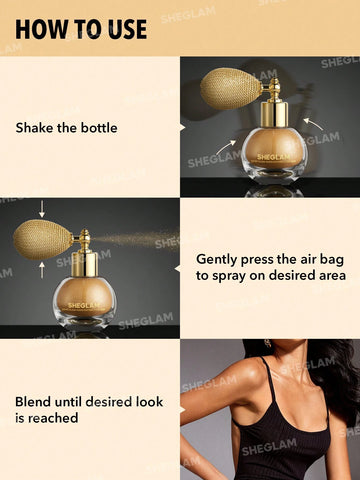 GO GO GLOW HIGHLIGHTING BODY MIST SHEGLAM