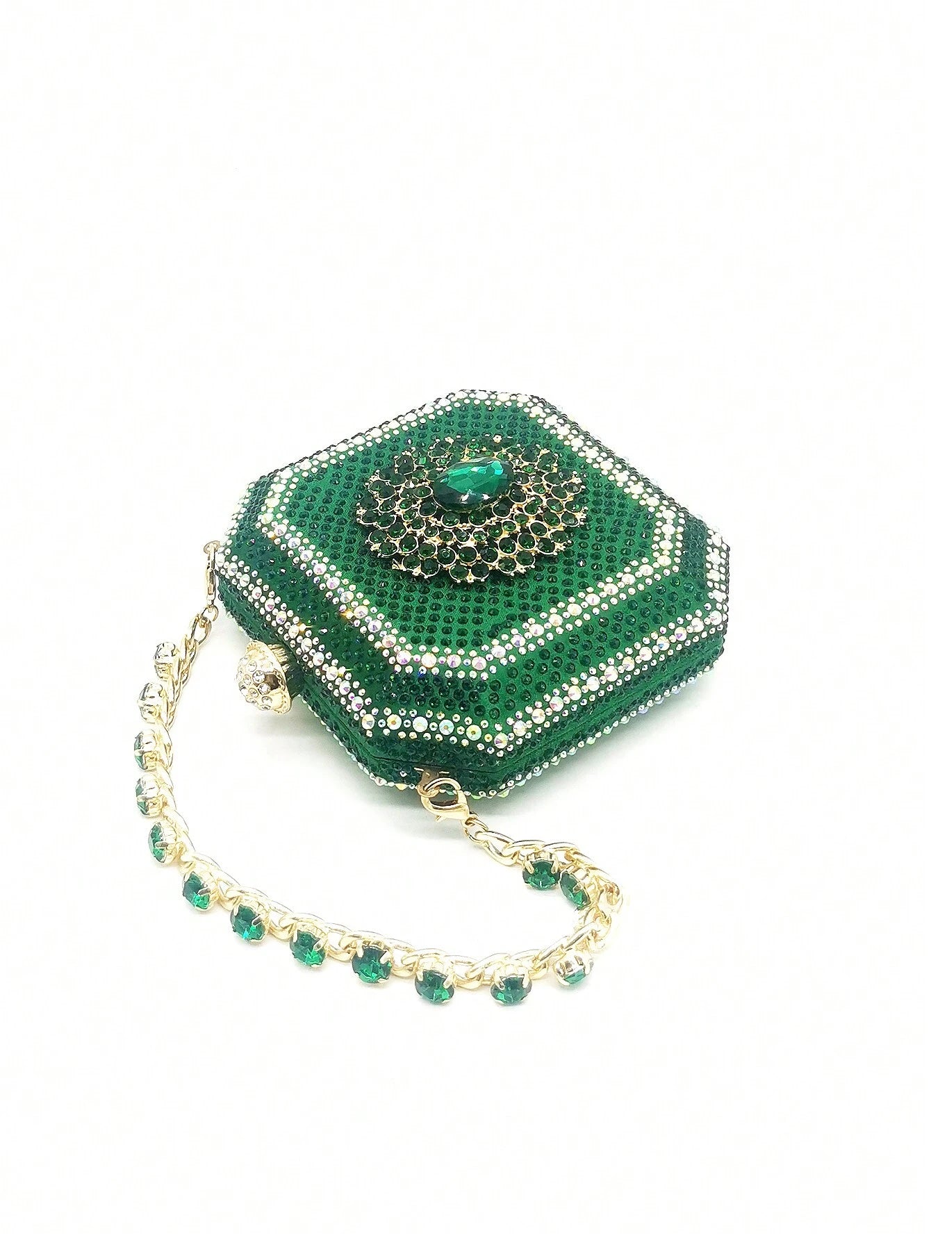 Glitter Bling,Shiny Glamorous,Elegant Super Mini Box Bag shein