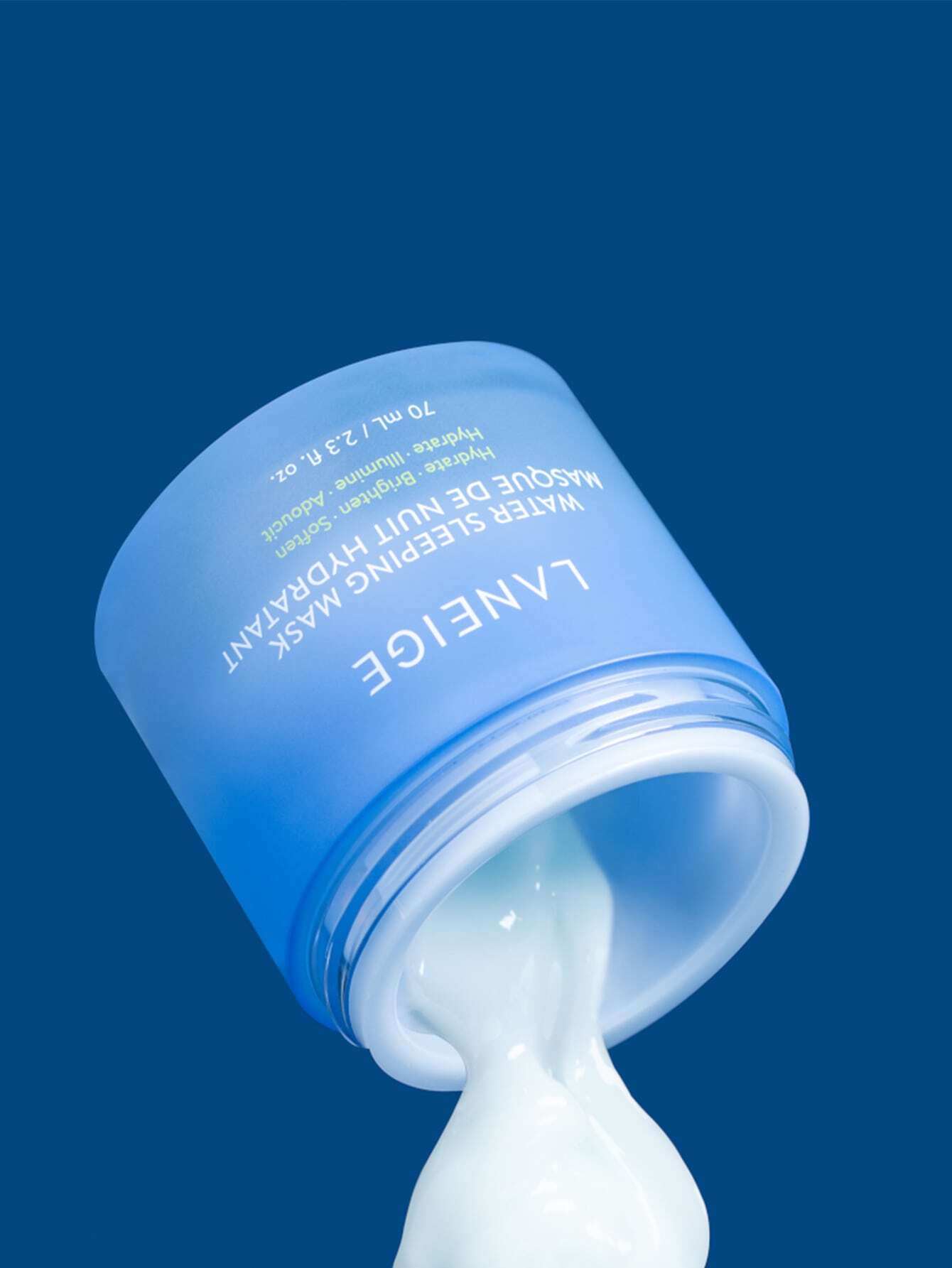 LANEIGE Water Sleeping Mask 70ml: Visibly Brighten, Boost Hydration, Squalane Laneige