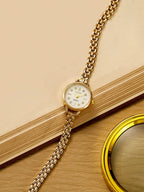 1 New Fashion Golden Bracelet Women's Watch