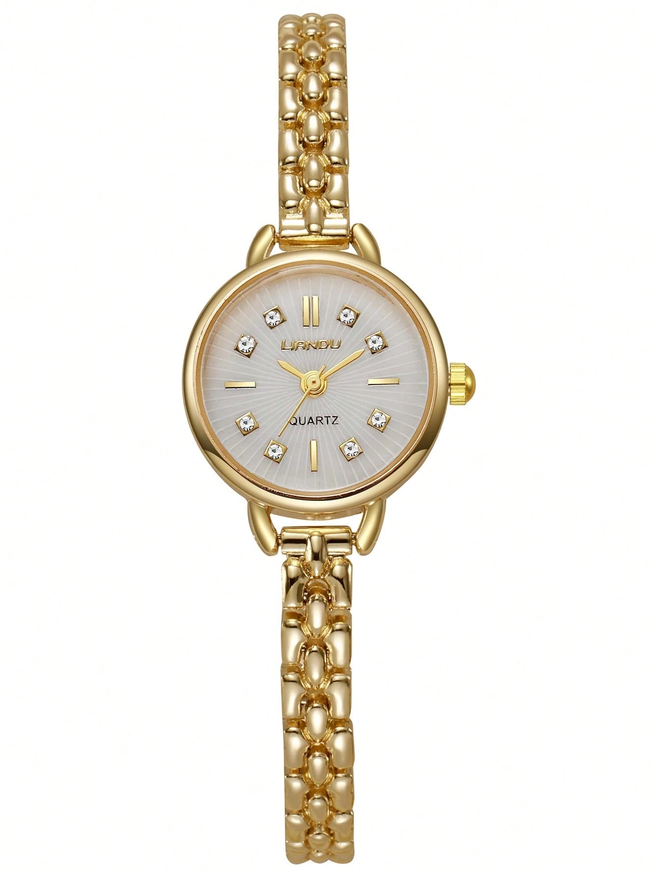 1 New Fashion Golden Bracelet Women's Watch