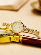 1 New Fashion Golden Bracelet Women's Watch