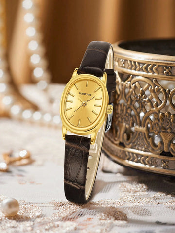Rectangle Pointer Quartz Watch
