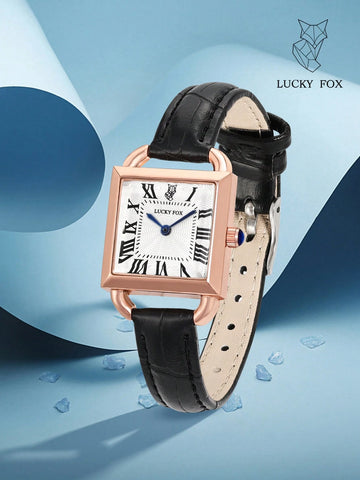 Rectangle Pointer Quartz Watch