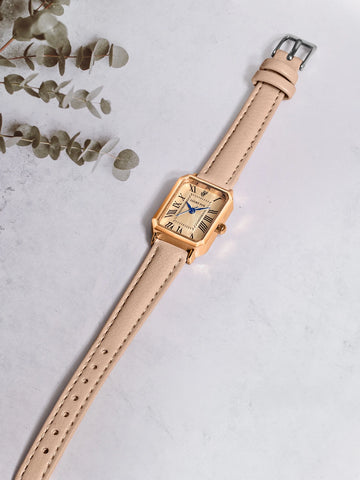 Rectangle Pointer Quartz Watch