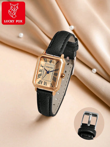 Rectangle Pointer Quartz Watch